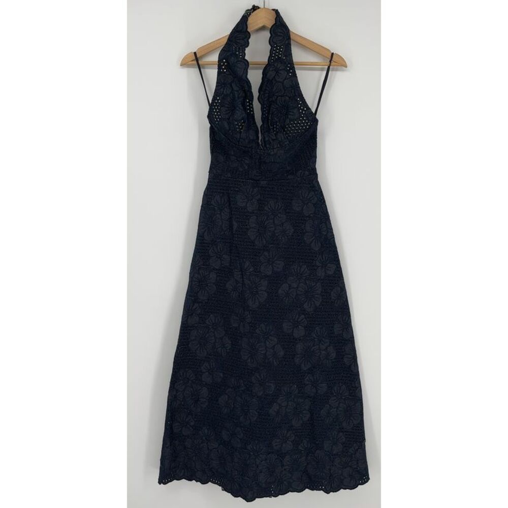 Elie Saab Stunning Denim Maxi Dress
